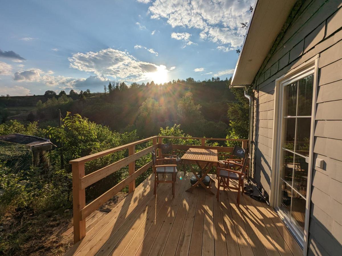 Ruhiges Ferienhaus Mit Sauna: Hellaberg III Langenbach  Eksteriør billede