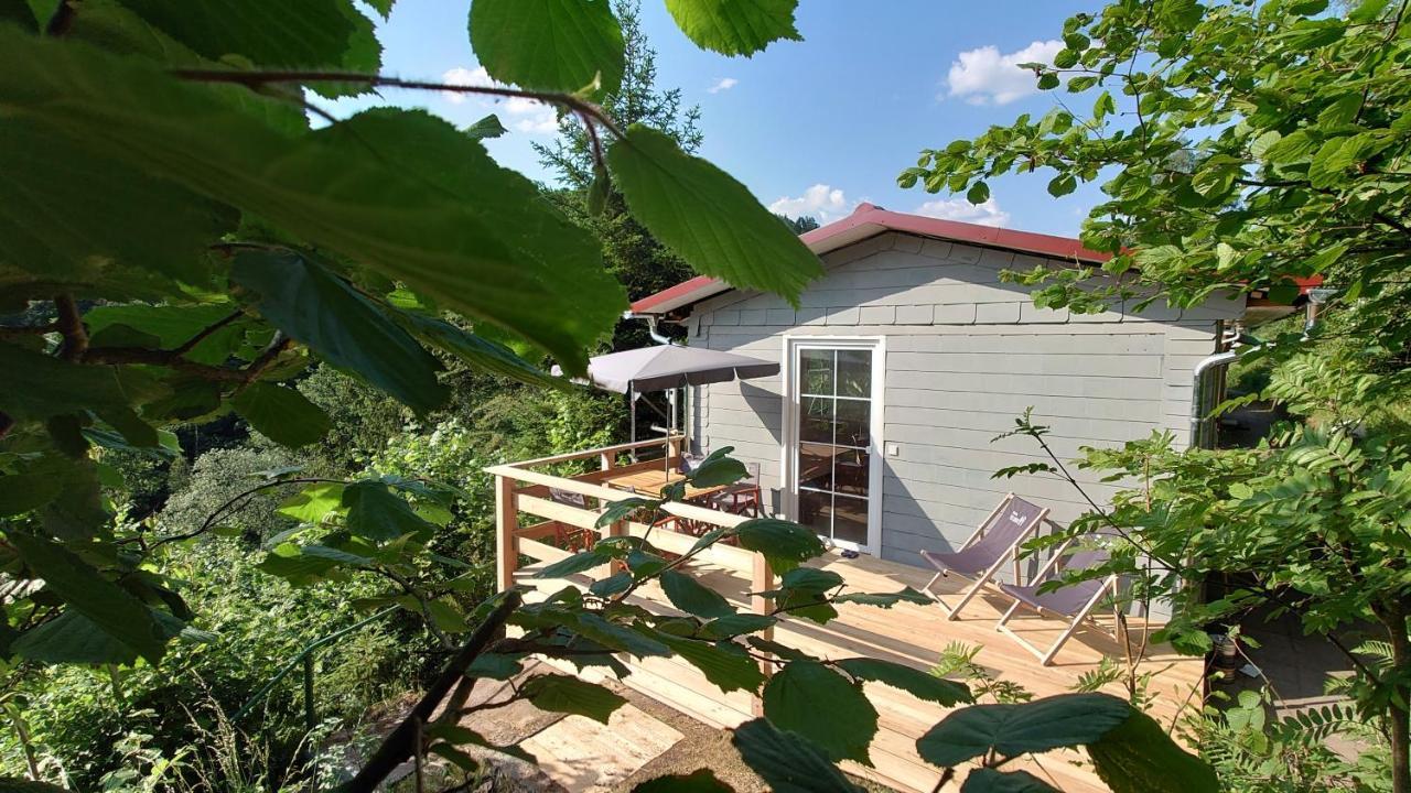 Ruhiges Ferienhaus Mit Sauna: Hellaberg III Langenbach  Eksteriør billede