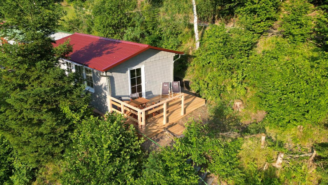 Ruhiges Ferienhaus Mit Sauna: Hellaberg III Langenbach  Eksteriør billede