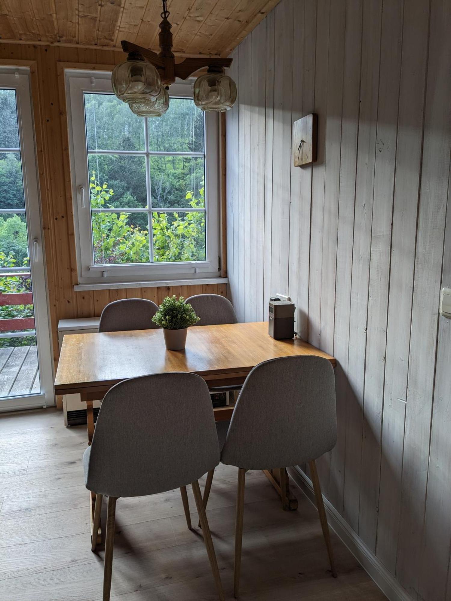 Ruhiges Ferienhaus Mit Sauna: Hellaberg III Langenbach  Eksteriør billede